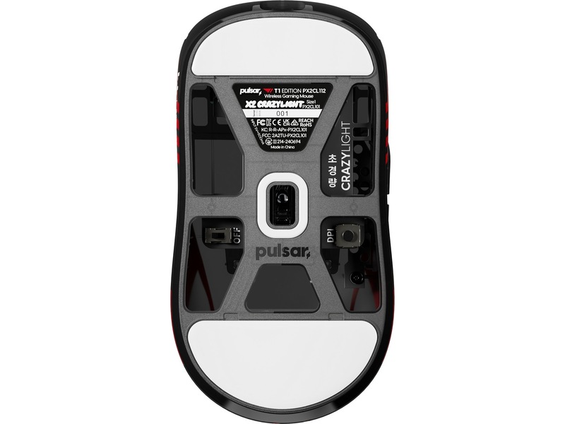 Pulsar X2 CRAZYLIGHT Mini Trådløs Gamingmus T1 Edition (sort) Gaming Mus