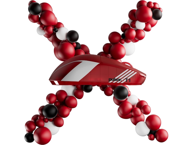 Pulsar X2 CRAZYLIGHT Mini trådløs gamingmus T1 Edition (rød) Gaming Mus