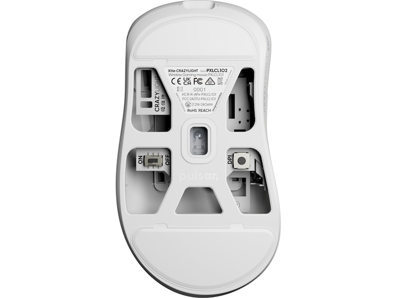Pulsar Xlite CRAZYLIGHT Mini trådløs gamingmus (uyuni white) Gaming Mus