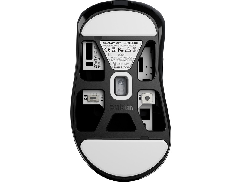 Pulsar Xlite CRAZYLIGHT Mini trådløs gamingmus (jet sort) Gaming Mus