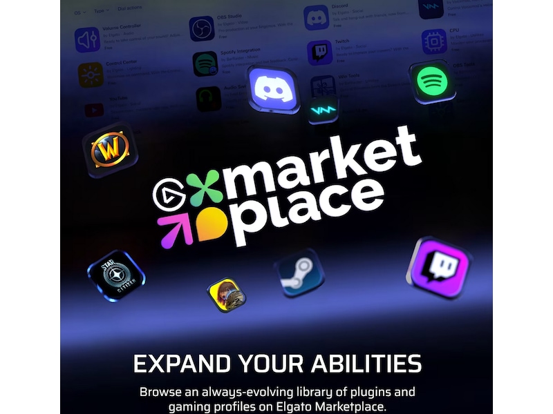 Corsair Galleon 100 SD RGB Stream Deck-integrert Gamingtastatur Gamingtastatur