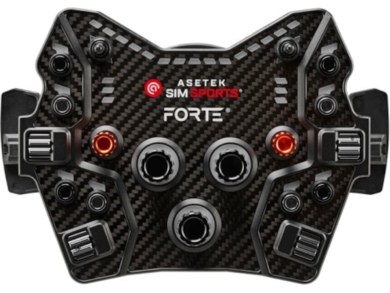 Asetek Forte GT Button Box (sort, aluminium) Ratt & pedaler