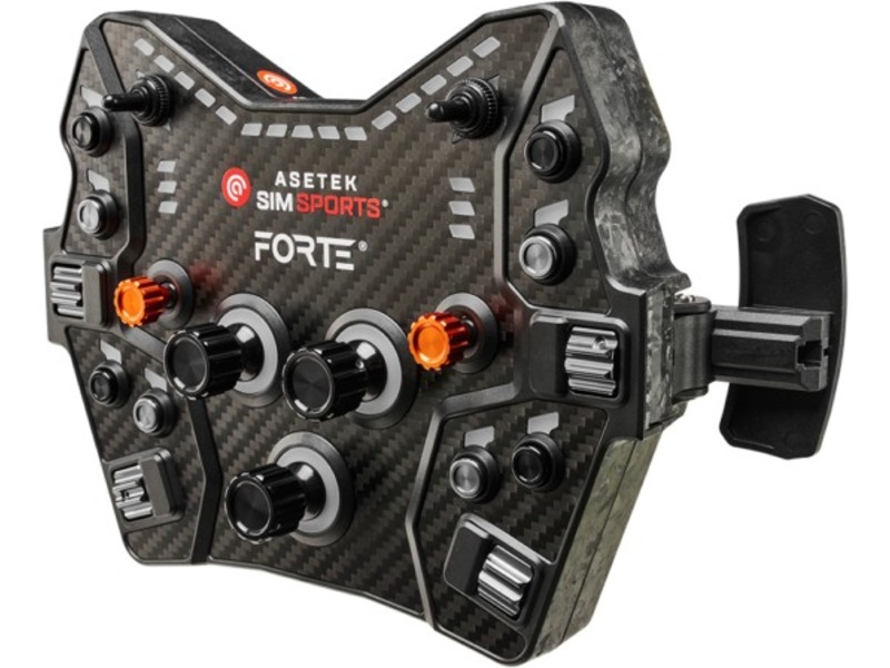 Asetek Forte GT Button Box (sort, aluminium) Ratt & pedaler