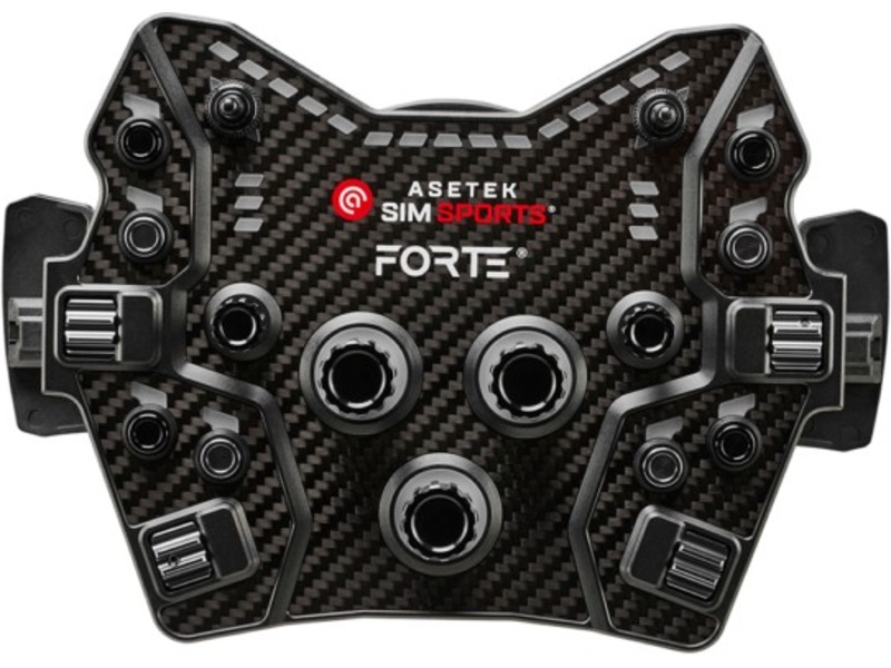 Asetek Forte GT Button Box (sort, aluminium) Ratt & pedaler