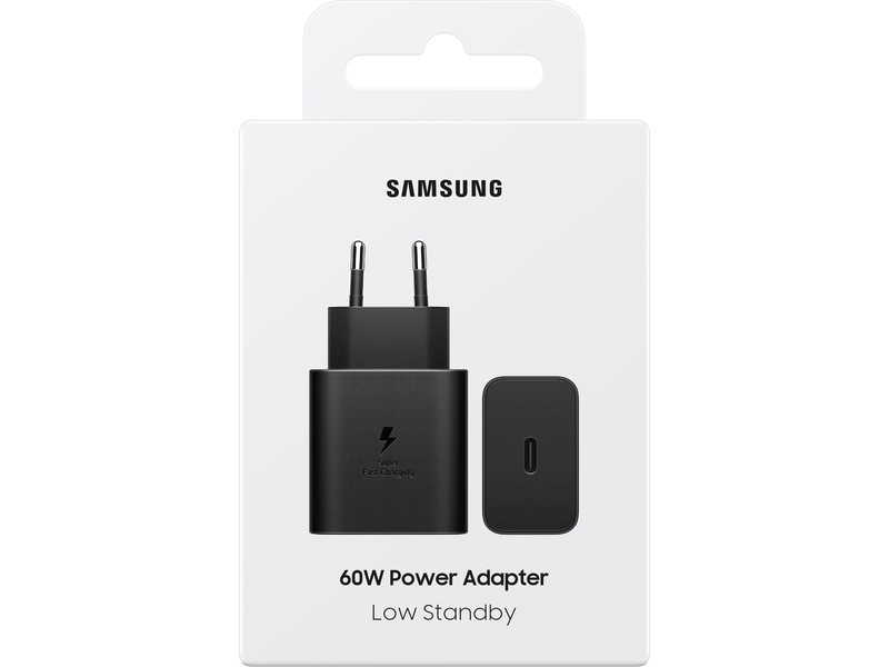 Samsung 60W Vegglader (sort) Mobilladere