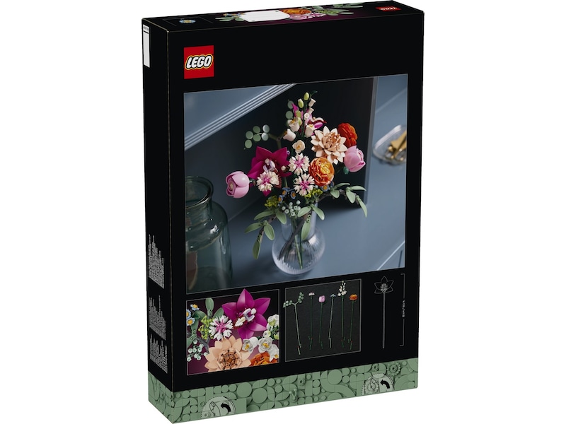 LEGO Botanicals Vakker bukett med rosa blomster 10342 LEGO
