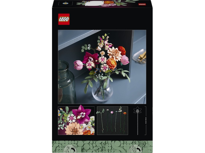 LEGO Botanicals Vakker bukett med rosa blomster 10342 LEGO