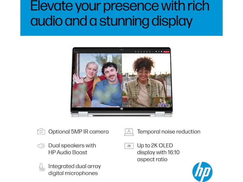 HP OmniBook 5 Flip 14-fp0073no 14" 2K OLED Touch -B-Grade Demo bærbar PC