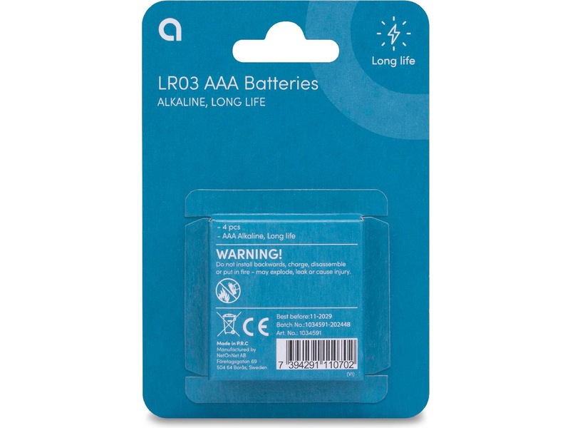 Andersson AAA batteri, 2x4-pk Batterier til generell bruk