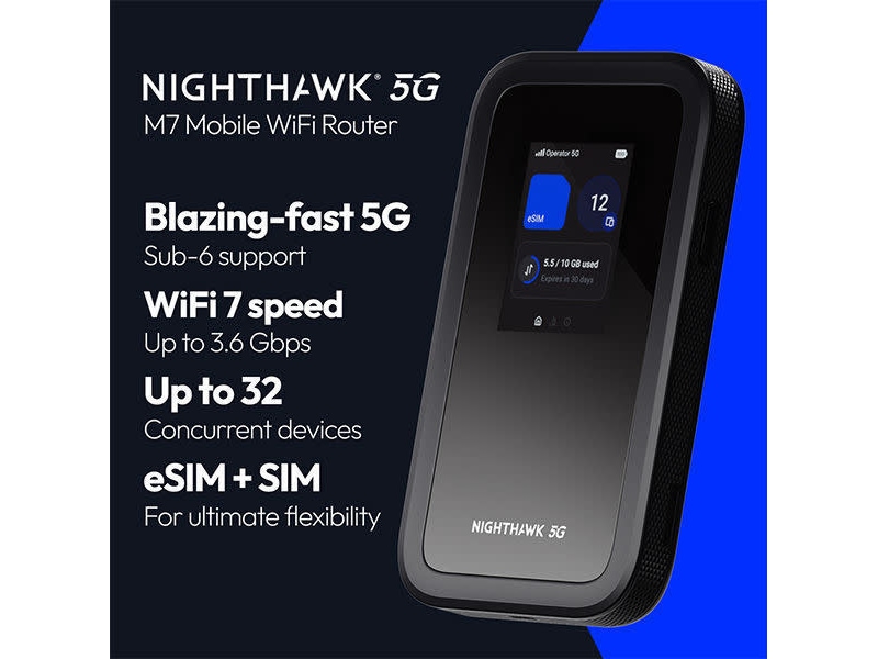 Netgear Nighthawk MH7150 5G mobilruter Mobilt bredbånd
