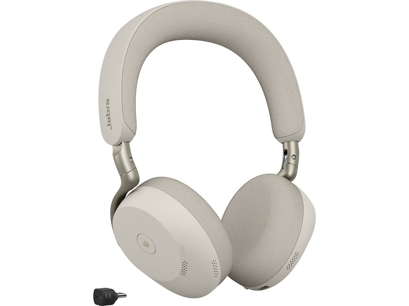Jabra Evolve3 75 Link390c MS Stereo (varm grå) Hodesett, trådløse