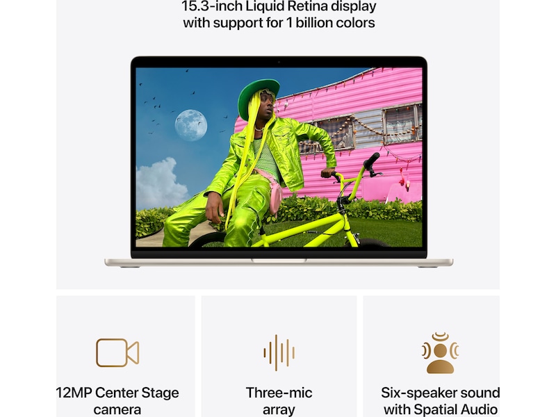 MacBook Air 15" M5 (2026) 1TB (stjerneskinn) PC - Bærbar / laptop