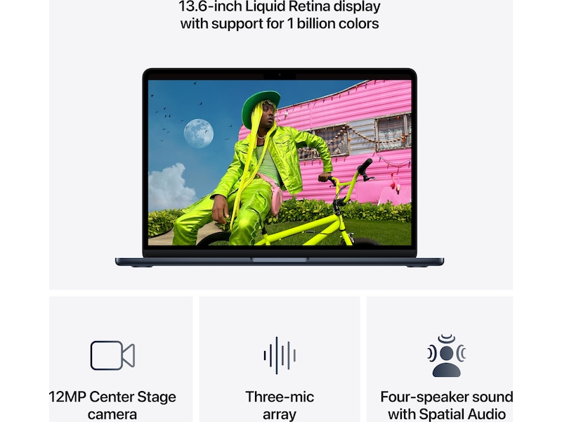 MacBook Air 13" M5 (2026) 512GB (midnatt) PC - Bærbar / laptop