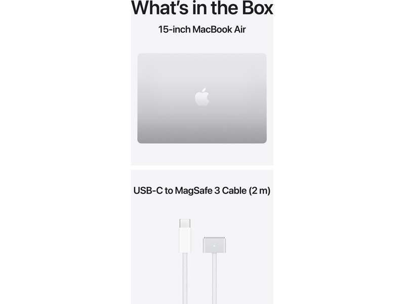 MacBook Air 15" M5 (2026) 512GB (sølv) PC - Bærbar / laptop