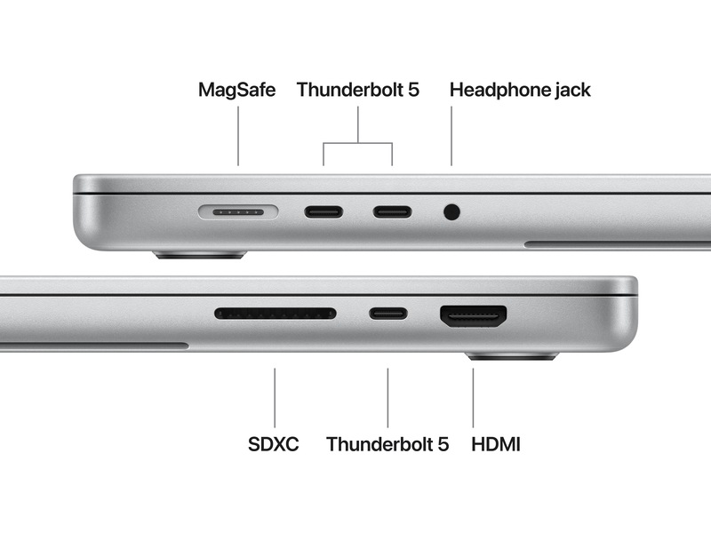 MacBook Pro 16 M5 (2026) 1TB (sølv) PC - Bærbar / laptop
