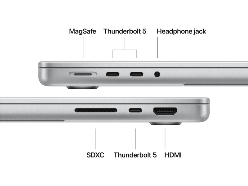 MacBook Pro 14 M5 Max (2026) 2TB (sølv) PC - Bærbar / laptop