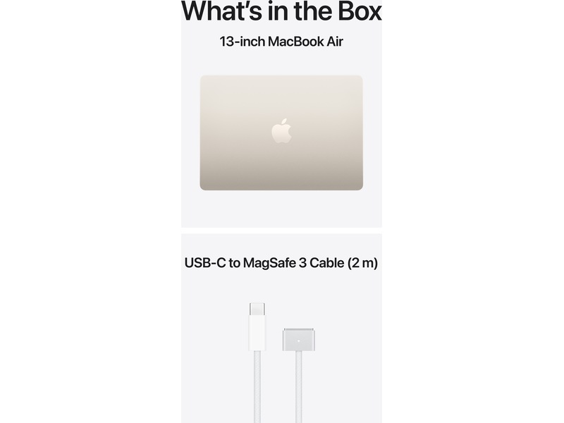 MacBook Air 13" M5 (2026) 1TB (stjerneskinn) PC - Bærbar / laptop