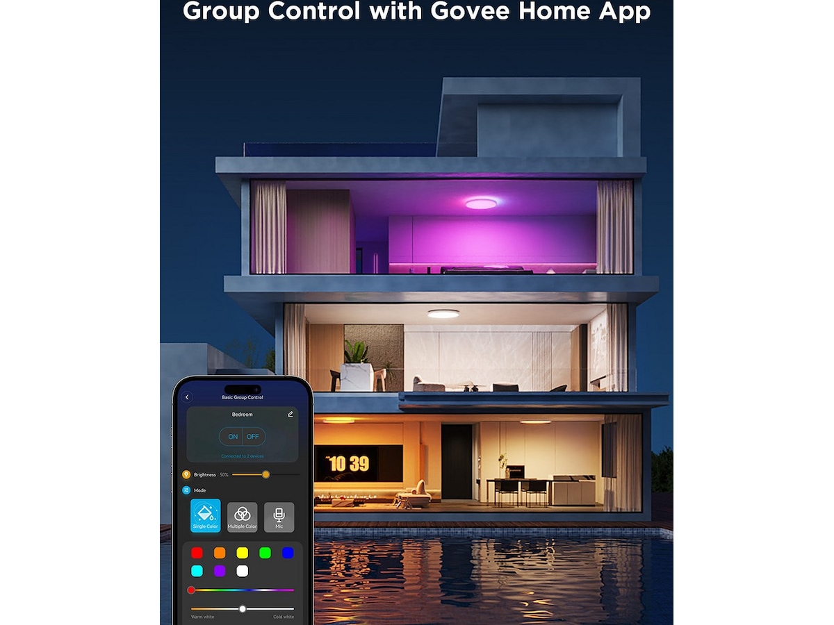 Govee Round Smart Ceiling Light 30 cm Taklampe