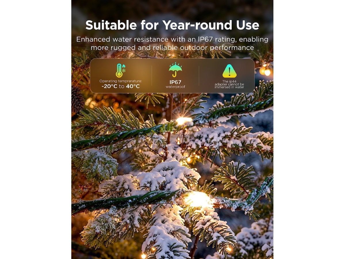 Govee Christmas String Lights 2 (20M) Led strips & underholdning