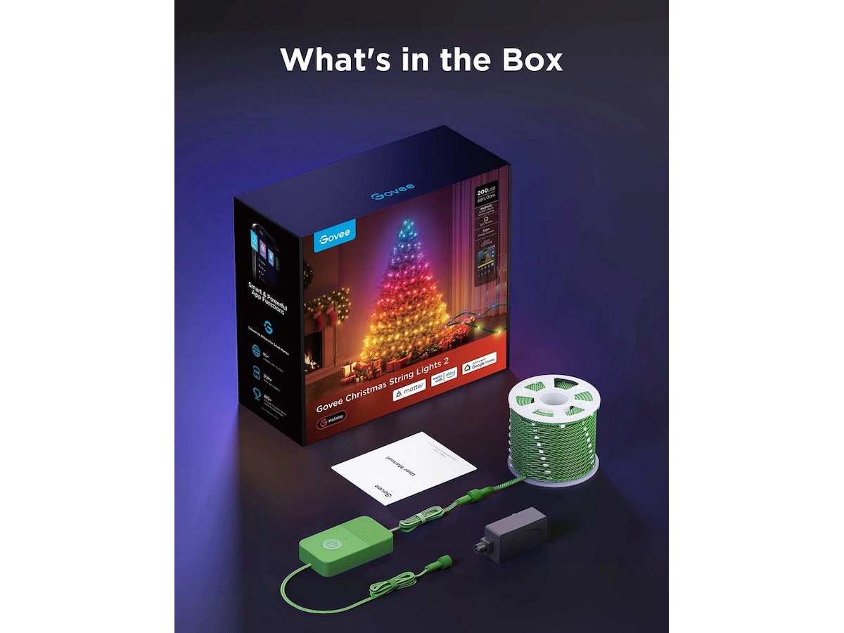 Govee Christmas String Lights 2 (20M) Led strips & underholdning