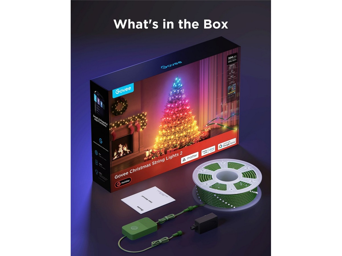 Govee Christmas String Lights 2 30M Lyslenker