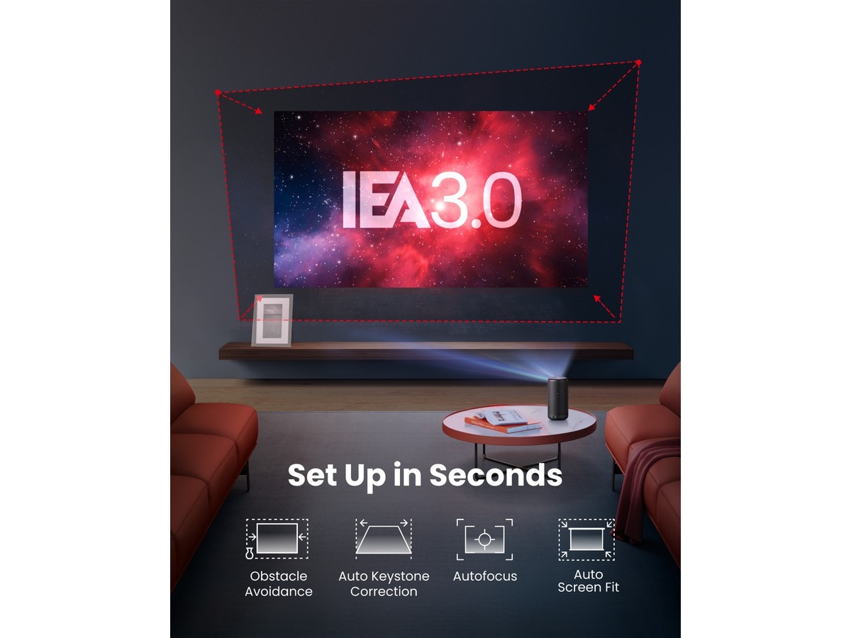 Anker Nebula Capsule 3 DLP Projektor (sort) Projektorer