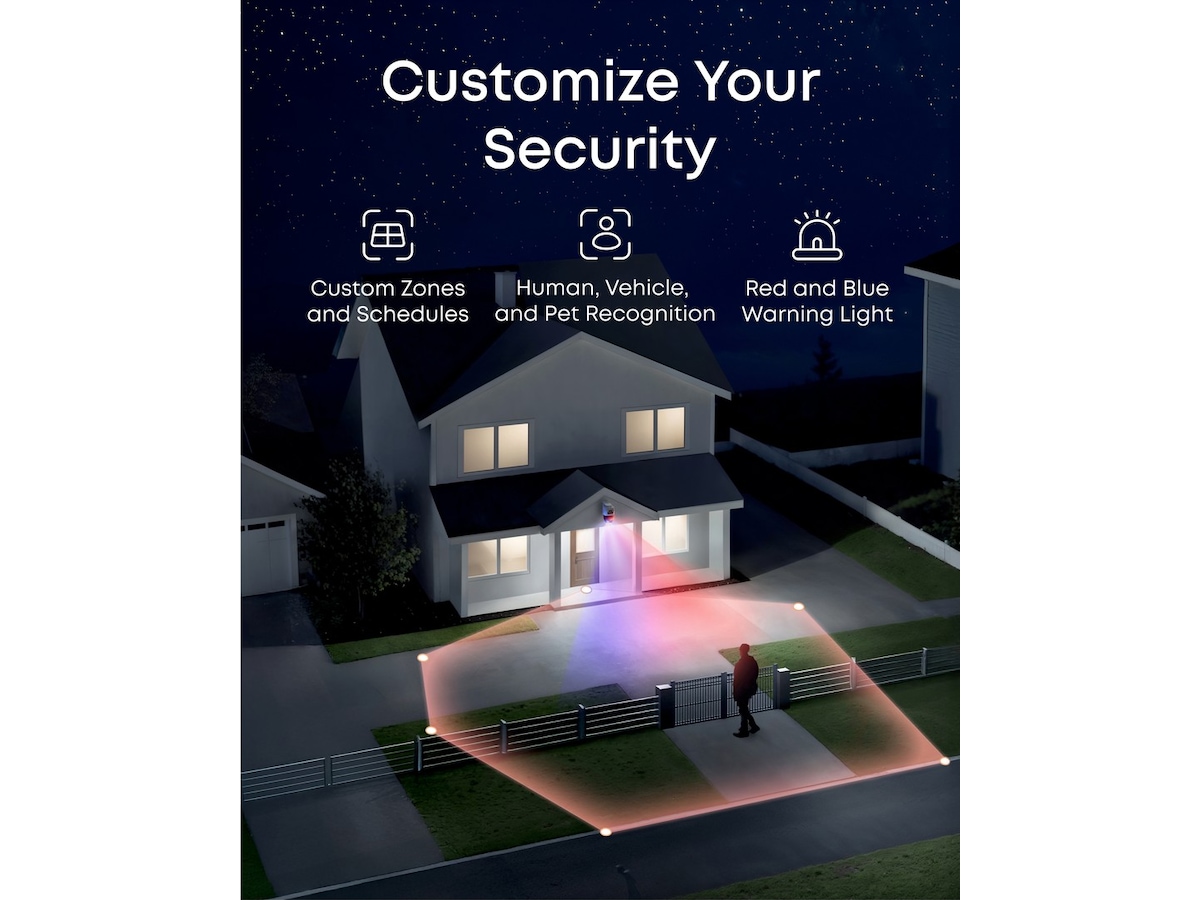 Eufy NVR Security System S4 overvåkningskamera (4 kameraer) Overvåkningskameraer