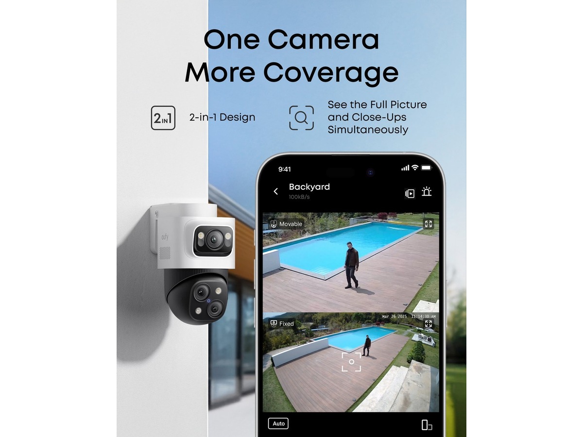 Eufy NVR Security System S4 overvåkningskamera (4 kameraer) Overvåkningskameraer