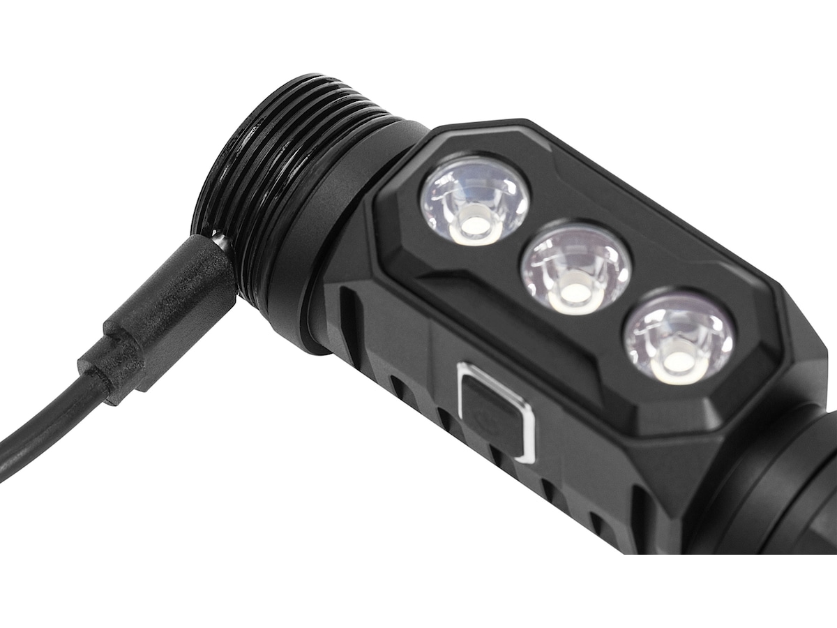 iiglo Hodelykt 2.000 lumen, 18650 batteri Hodelykter & lommelykter