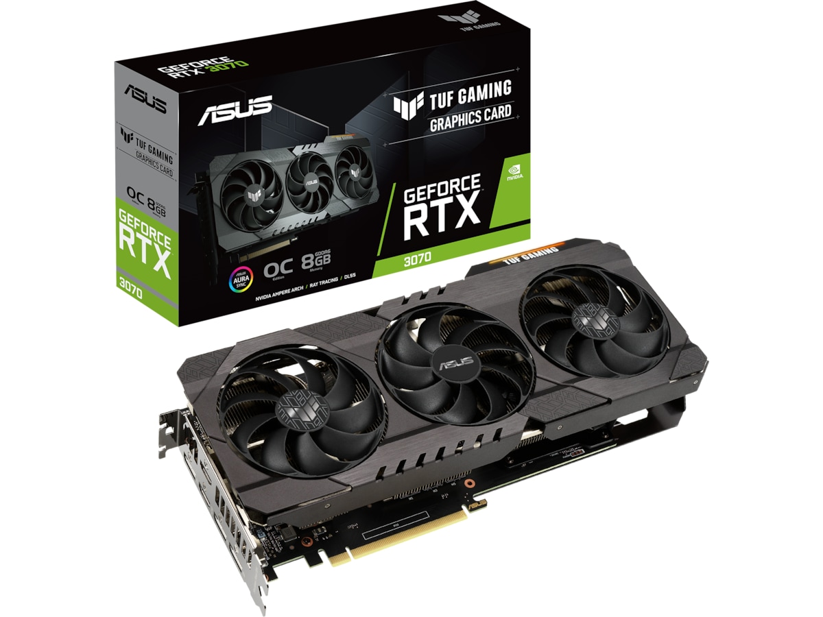 ASUS GeForce RTX 3070 TUF OC | KomplettBedrift.no