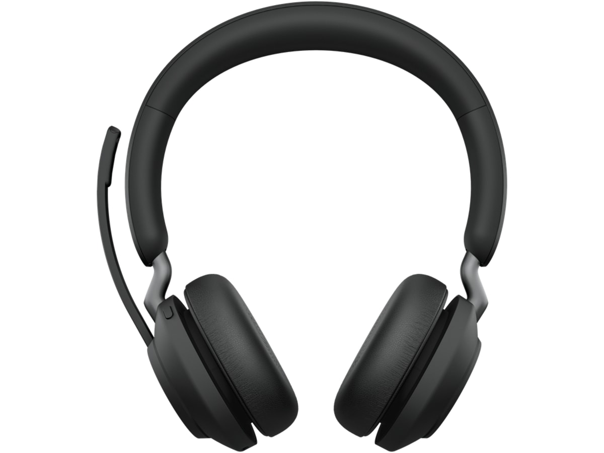 Jabra Evolve2 65, Link380c MS Stereo Stand Black Hodesett, trådløse