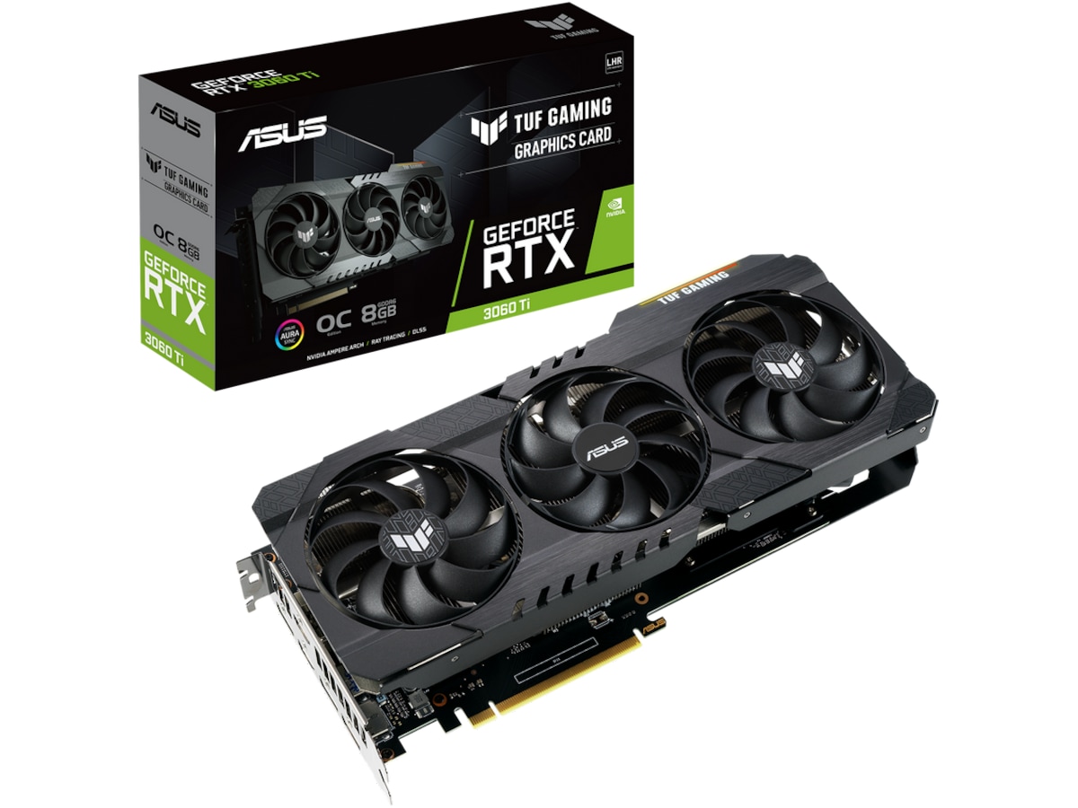 ジャンク扱い、ASUS GeForce RTX 3060 Ti OC 8GB ASUS GeForce RTX 3060 Ti TUF OC V2 | KomplettBedrift.no