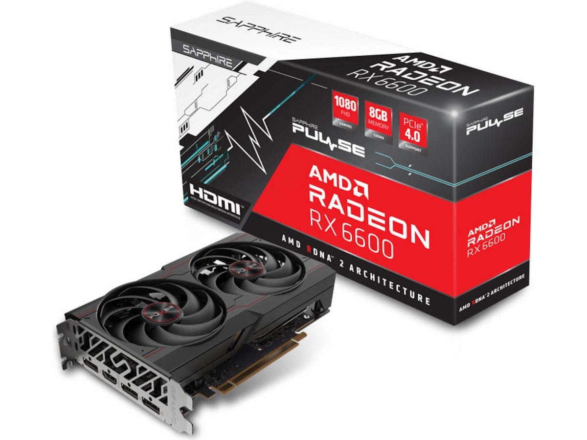 Sapphire Radeon RX 6600 PULSE | KomplettBedrift.no
