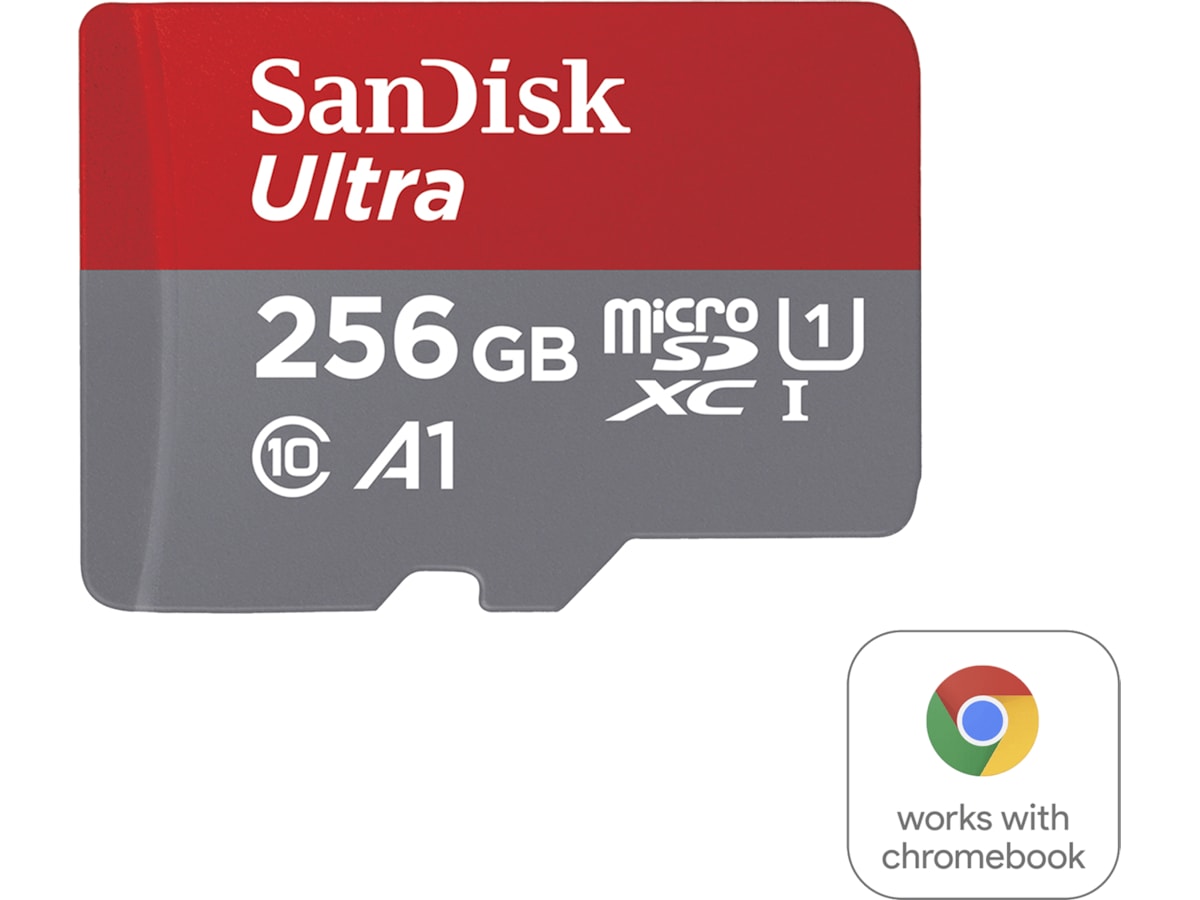 SanDisk Ultra microSDXC card 256GB Minnekort til foto & video
