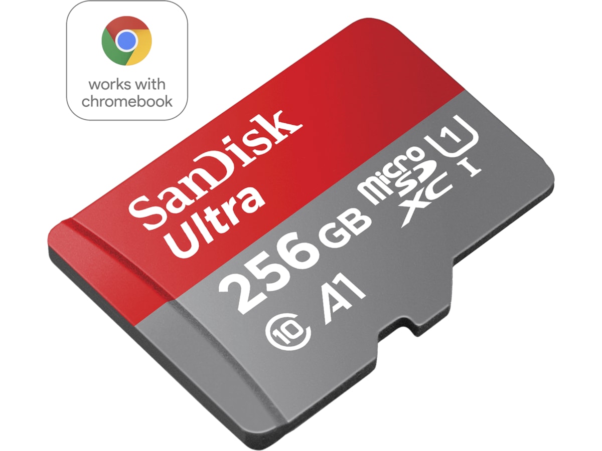 SanDisk Ultra microSDXC card 256GB Minnekort til foto & video