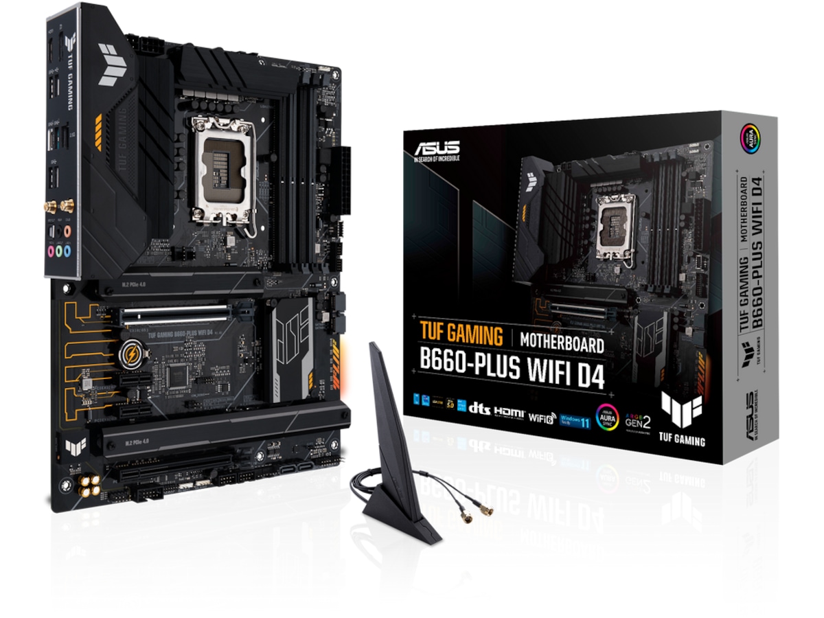 ASUS TUF GAMING B660-PLUS WIFI D4 Hovedkort | KomplettBedrift.no