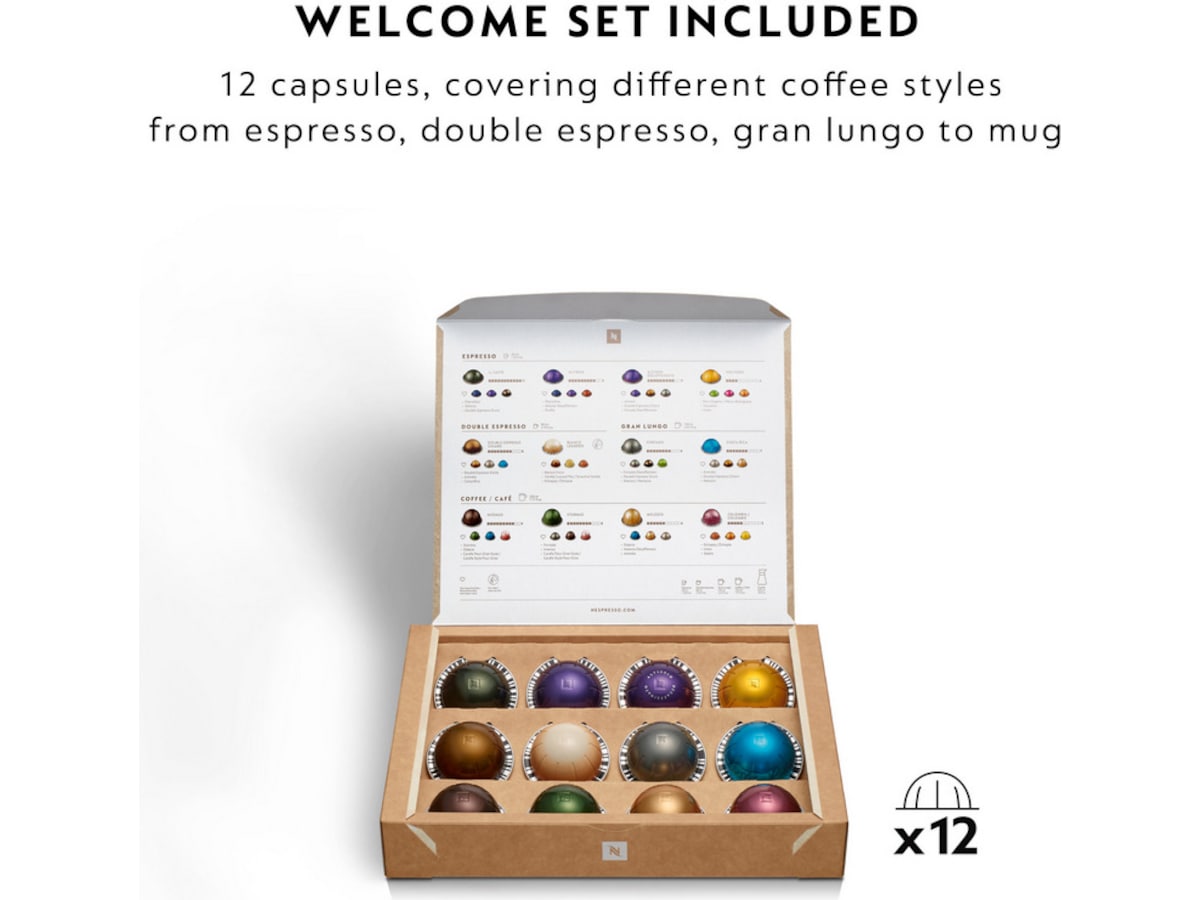 Nespresso Vertuo Pop By Delonghi Kapselmaskin ENV90.B (sort) Kapselmaskiner
