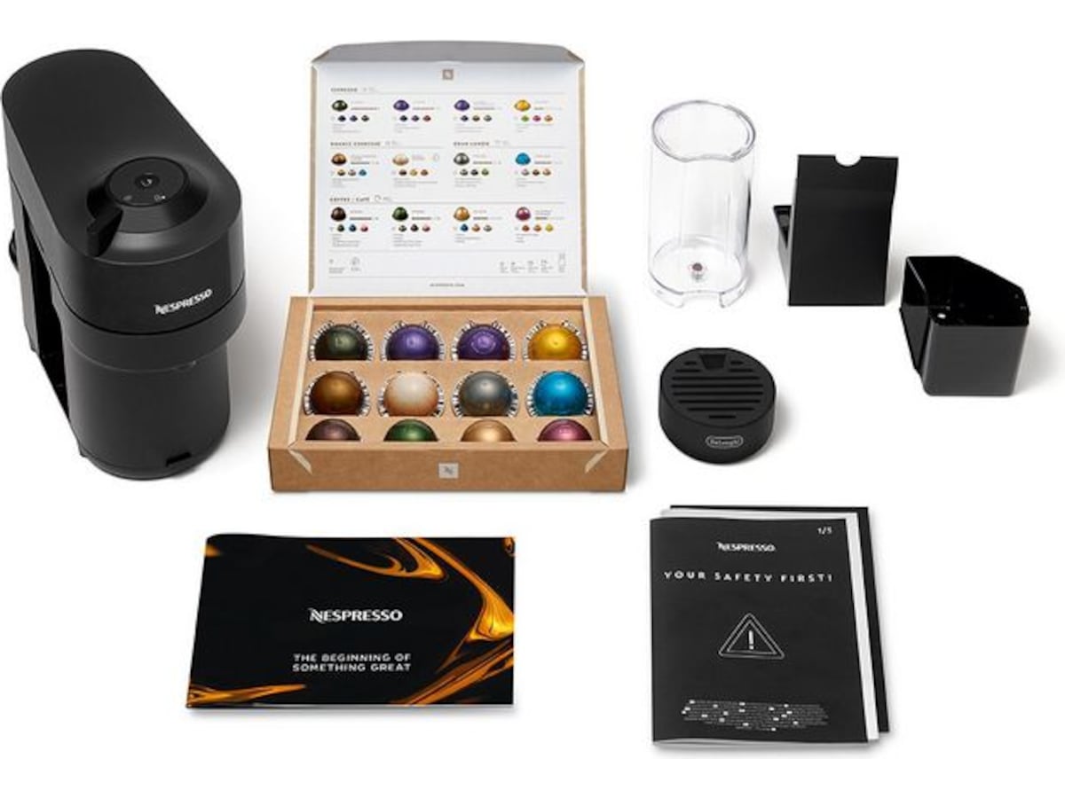 Nespresso Vertuo Pop By Delonghi Kapselmaskin ENV90.B (sort) Kapselmaskiner