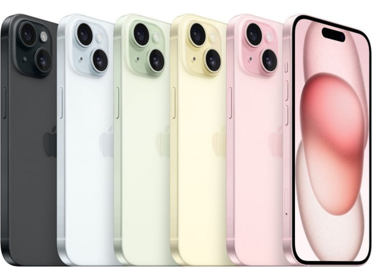 iPhone 15 256GB (sort) Mobiltelefoner