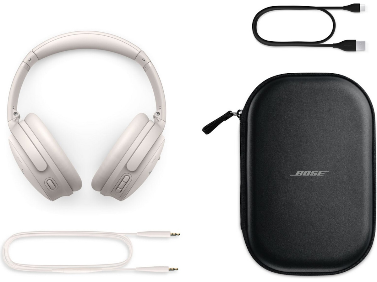 Bose QuietComfort trådløse hodetelefoner, Over-Ear (hvit) -B-Grade Demo headset