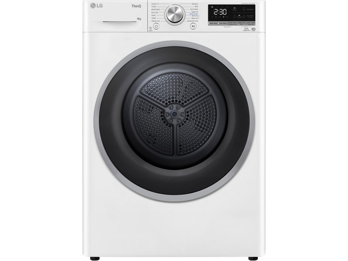 LG RH80V9AV7N Tørketrommel (hvit) -B-Grade Demo hvitevarer