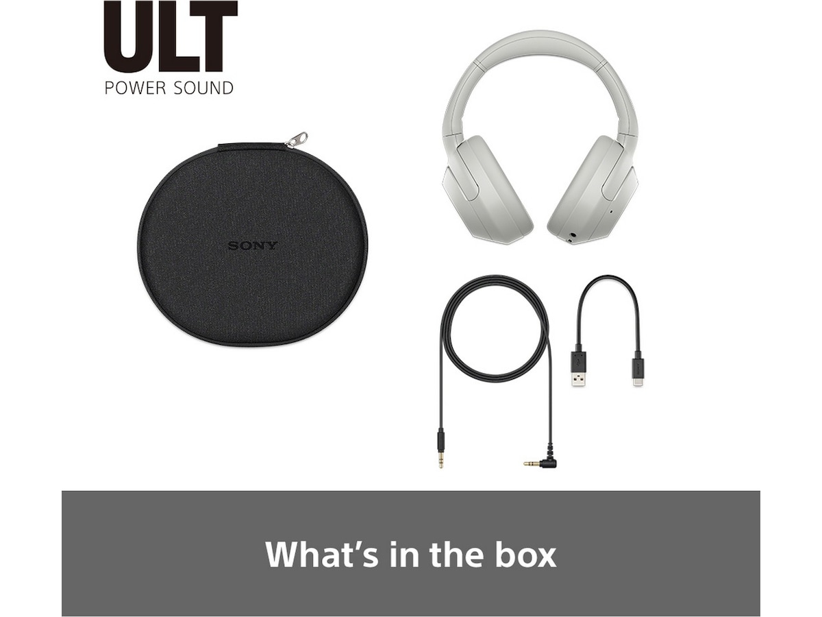 Sony ULT WEAR trådløse hodetelefoner Over-Ear med mic (hvit) -B-Grade Demo headset