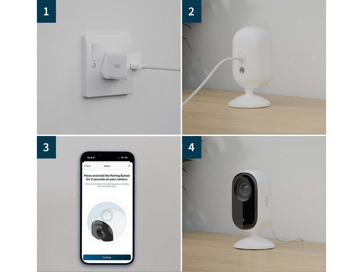 Arlo Essential 2 2K Indoor Video Doorbell 2pk -B-Grade Demo hjem & fritid