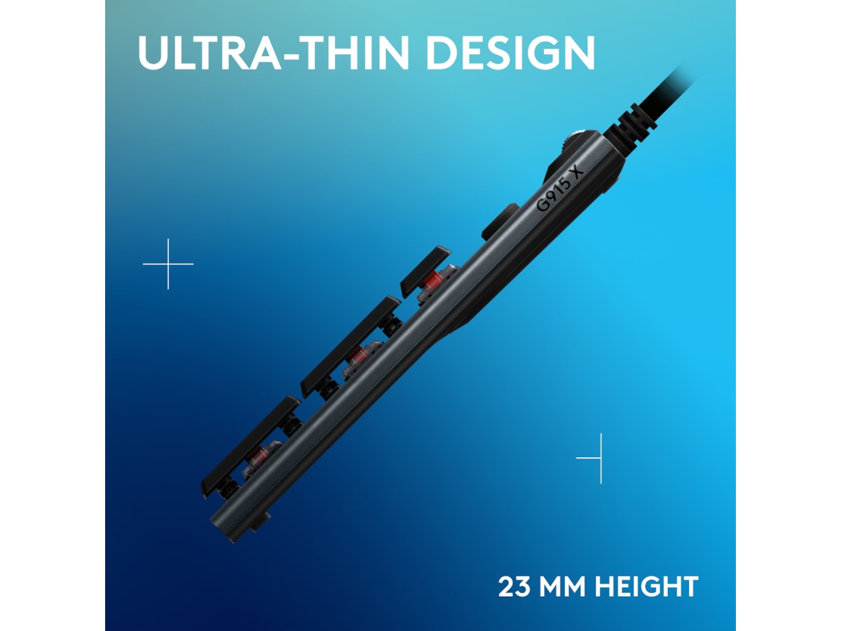 Logitech G915 X Gamingtastatur (sort) Gamingtastatur