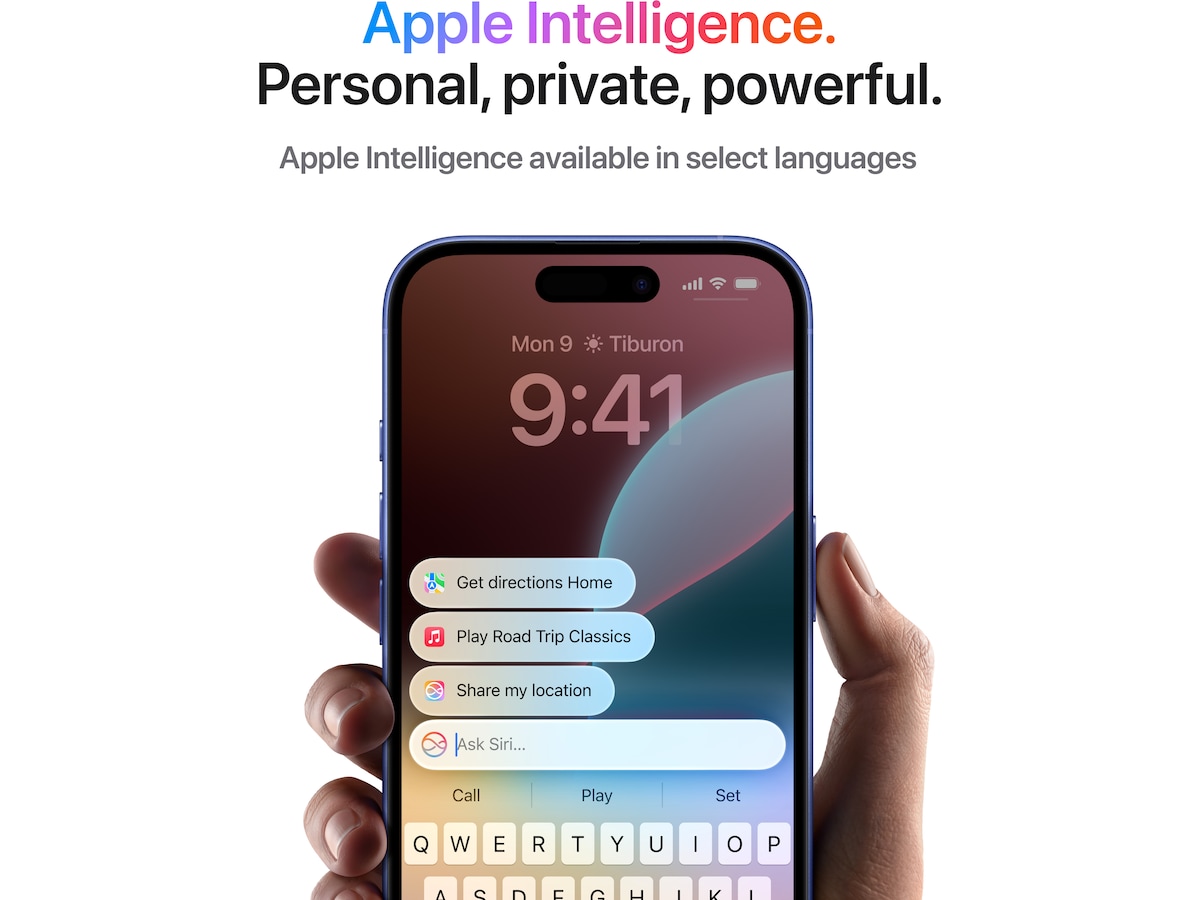 iPhone 16 Plus 128GB (hvit) Mobiltelefoner