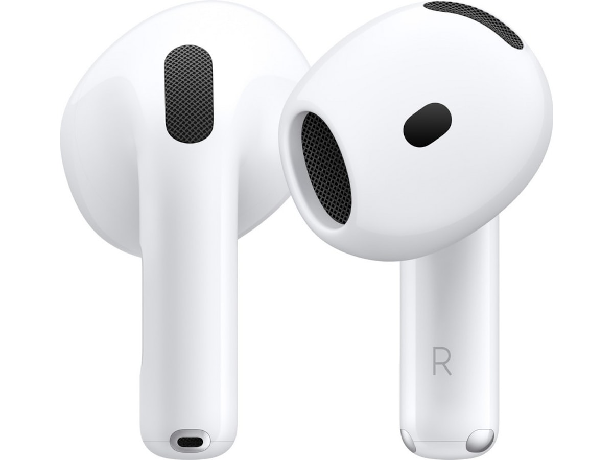Apple AirPods 4 med Støyredusering trådløse ørepropper, In-Ear (hvit) Ørepropper