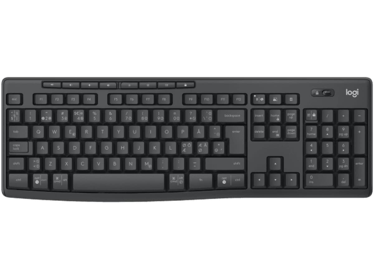Logitech MK370 Combo Trådløs (graphite) Mus & tastatur -kombipakker