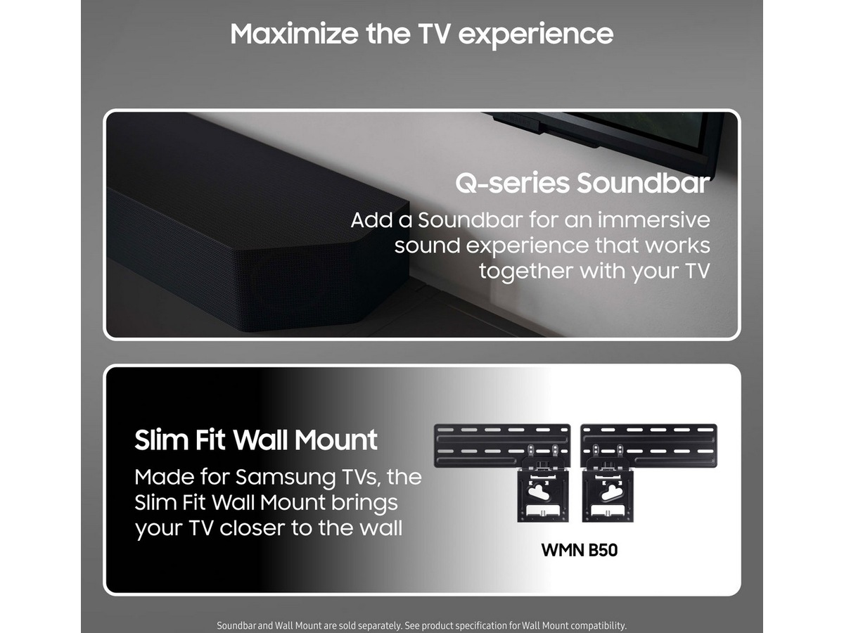 Samsung 50" Q60D QLED 4K TV TQ50Q60D -B-Grade Demo TV/projektor