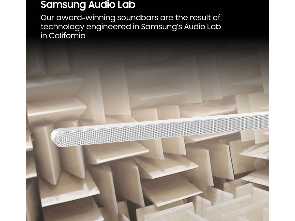 Samsung HW-S811D soundbar med subwoofer (hvit) -B-Grade Demo DVD/Hi-Fi/stereo