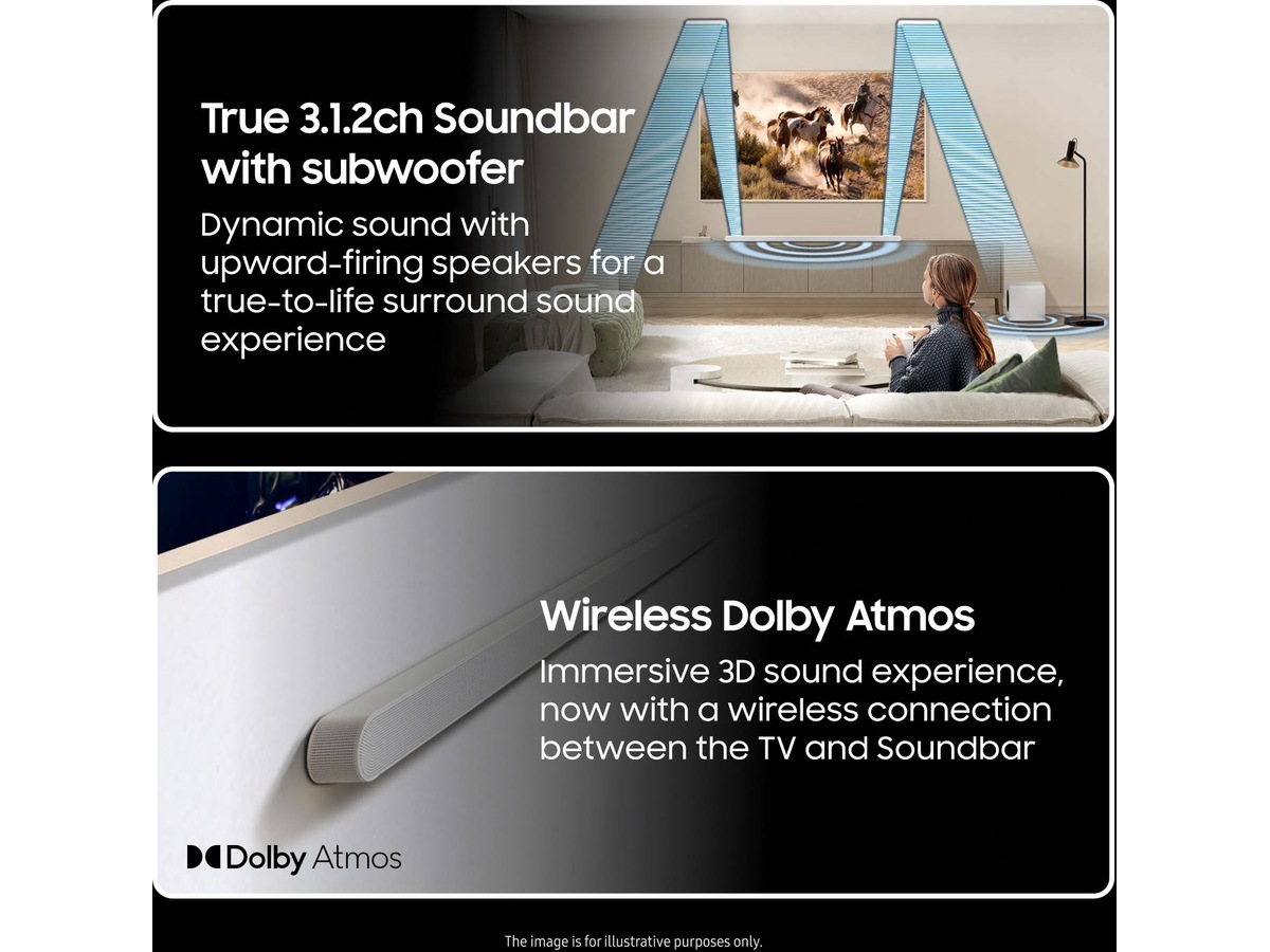 Samsung HW-S811D soundbar med subwoofer (hvit) -B-Grade Demo DVD/Hi-Fi/stereo